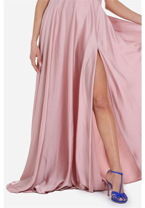 Abito lungo fiocco OMBELICO | Abiti | 4957OLD PINK